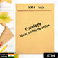 8784 Kraft Envelopes 16 X 14 Inch Brown Envelopes Envelopes Card Envelopes Kraft Paper Envelopes Invitation Envelopes Postcard Envelopes Quick Self Seal Stationery For General Office (1 Pc )