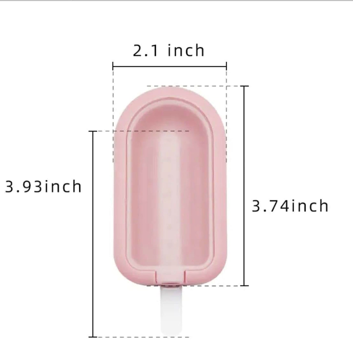 Premium Silicone Ice Cream Popsicle Mold Set 4 Pc