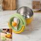 Luxury Cute Leak-proof Stainless Steel Lunch Box With Spoon - 600 Ml