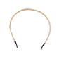 Decorative metal hair band with stones