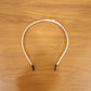Elegant Pearl Beaded Slim Metal Hair Band (1 Pc)