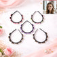 Floral beaded hairband design