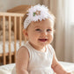 Cute Soft Elastic Floral Baby Headband Stylish Stretchable Hair Band (1 Pc)