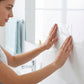 Self-Stick Clear Double Hook Wall Plate