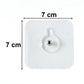 Round Transparent Self Adhesive Utility Wall Hook (1 Pc)