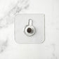 Transparent Self Adhesive Utility Wall Hook Sticker (1 Pc)
