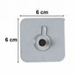 Transparent Self Adhesive Utility Wall Hook Sticker (1 Pc)