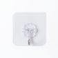 Adhesive Transparent Floral Wall Hook 