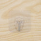 Flower Shape Transparent Self Adhesive Wall Hook (1 Pc)