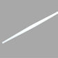 2136 White Plastic Rolling Belan For Chapati Making