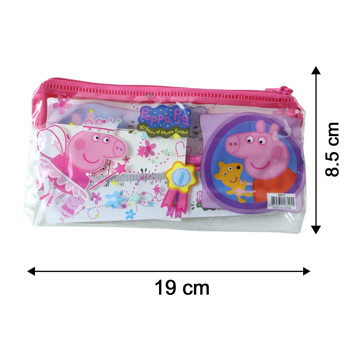 6-in-1 Student Stationery Combo Kit With Pencils Ruler And Pouch For Kids (1 Set)