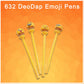 Smiley emoji pens for cheerful writing.