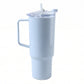Large Capacity Travel Sipline Tumbler With Handle And Straw Lid (1800ml Approx)