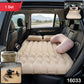 Car Air Mattress Bed Set With Inflatable Cushions And Pump -1 Set (Mix Design)