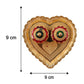 Heart Shape Kumkum Holder  Elegant Pooja Accessory For Festivals