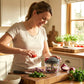 Compact Manual Hand-press Vegetable Chopper (1 Pc)