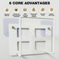 Wall Mount Wifi Router Bracket Holder Stand Shelf For Set Top Box (1 Pc)