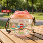 Round Belly Shape Kids Water Bottle (400ml  1 Set )