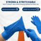Large Blue Cleaning Rubber Gloves Reusable Kitchen Dishwashing (1 Pair)