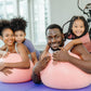 9091 Anti Burst 65 Cm Exercise Ball With Inflation Pump Non-slip Gym Ball For Yoga Pilates Core Training Exercises At Home And Gym- Suitable For Men And Women