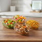 Transparent Multipurpose Serving Bowl Set (4 Pc Set)