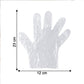 Disposable Clear Plastic Gloves (100  Pc Medium)