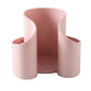Plastic Cosmetic Desktop Organizer Caddy For Cotton Pads And Makeup (1 Pc)