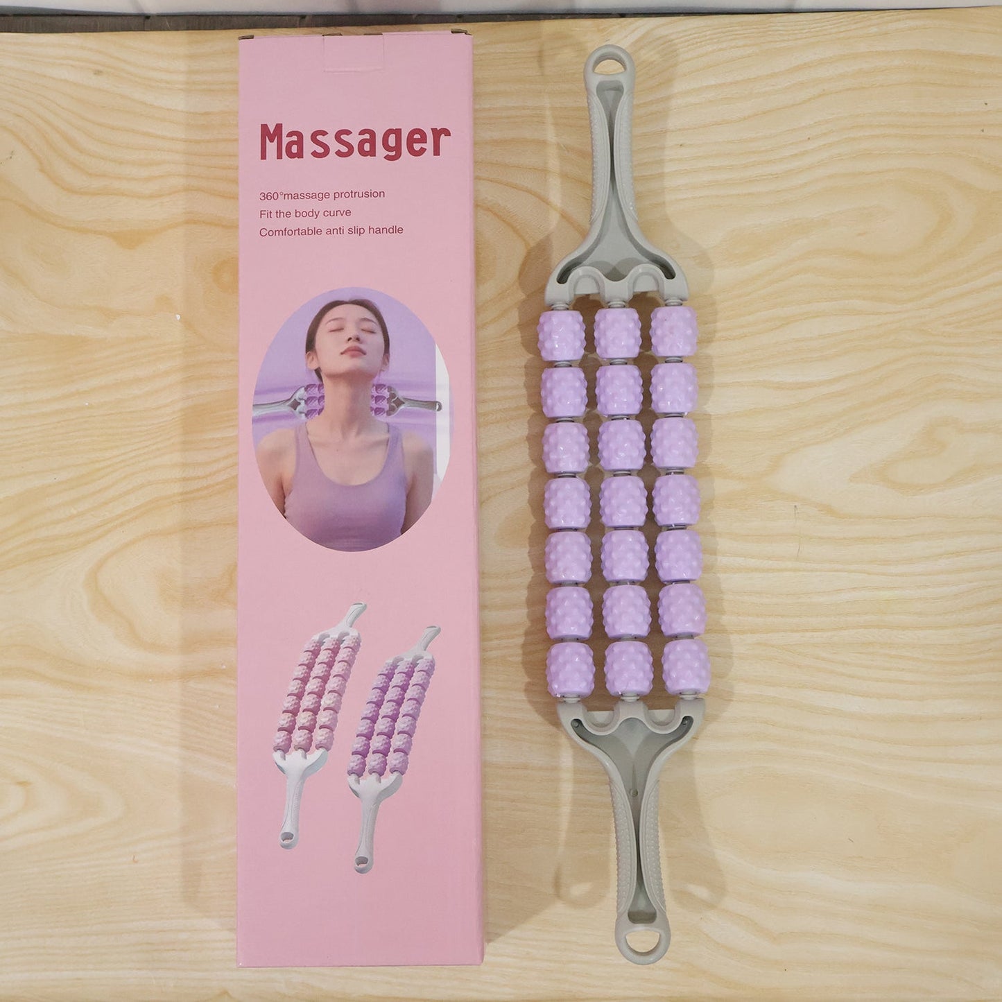 Handheld Muscle Roller Massage Stick For Legs Thighs And Muscle Recovery (1 Pc)