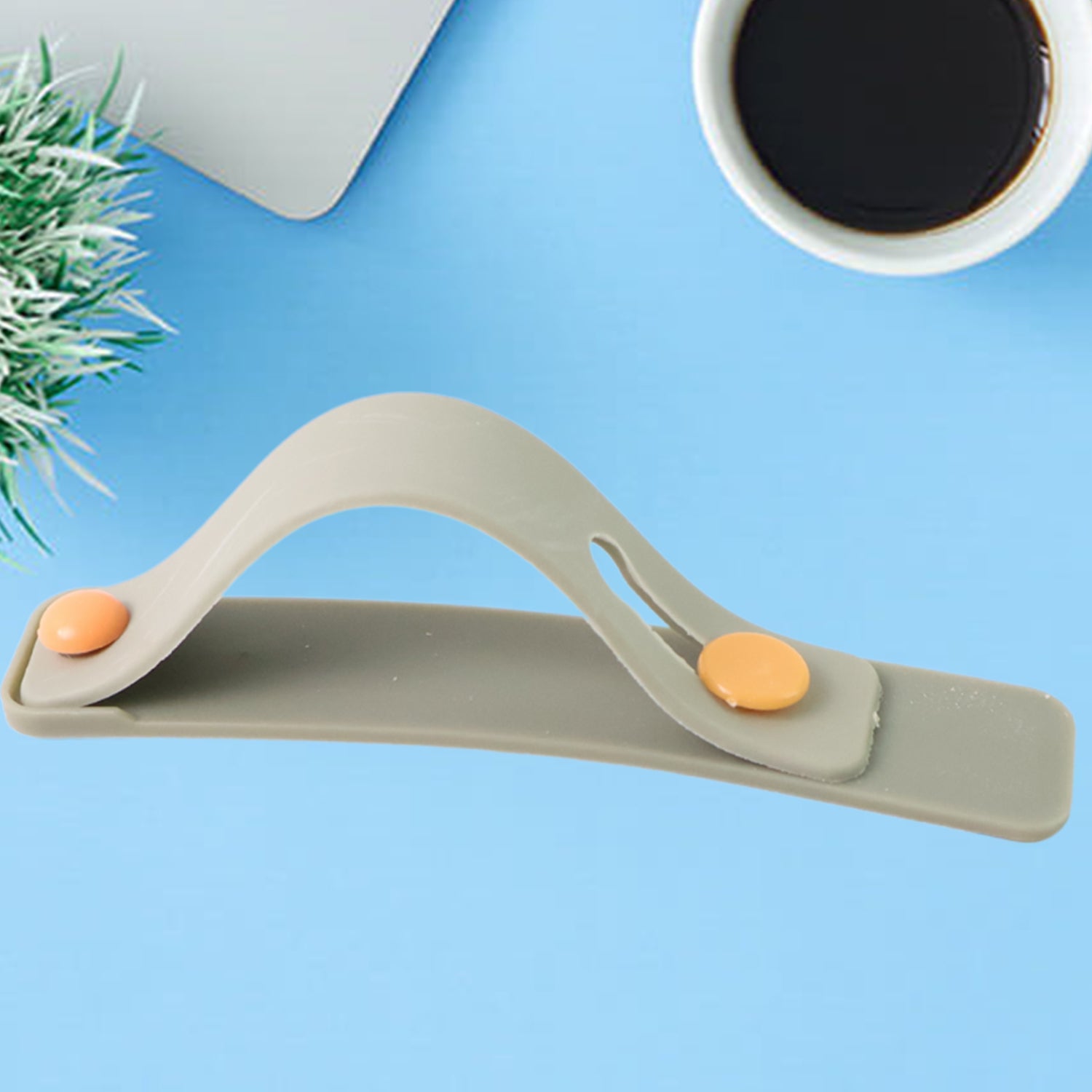 Olive Green Phone Loop Finger Holder Phone Grip Straps Silicone Phone Finger Strap (1 Pc)