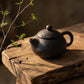 Premium Black Clay / Ceramic Tea Set with Teapot & 4 Cups