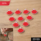Cute Lips Shape Bag Charm Keychain Set (10 Pc)