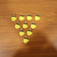 Cute Banana Shape Bag Charm Keychain Set (10 Pc)