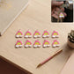Cute Rainbow Cloud Bag Charm Keychain Set (10 Pc)