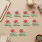 rose design keychain pack