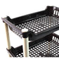 Apex Small Multiuse Plastic Storage Rack Organizer 3-tier