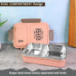 3-Compartment Stainless Steel Lunch Box (1 Pc)