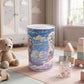 Cartoon Printed Metal Coin Saving Box – 1 Pc Cute Princess Design Money Bank for Kids