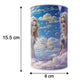 Cartoon Printed Metal Coin Saving Box – 1 Pc Cute Princess Design Money Bank for Kids