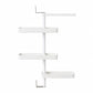 Multipurpose Rotating Shelf Storage Rack 4 Tier (1 Set)