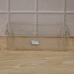 Crystal Clear Plastic Storage Box Organizer With Handle For Fridge Pantry (1 Pc)