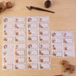Gift Tag Stickers With Best Compliments Floral Foil Labels For Gifting (40 Pc)