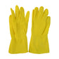 Large Yellow Cleaning Rubber Gloves Reusable Kitchen Dishwashing (1 Pair)