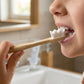 Natural Wooden Handle Tooth Cleaning Brush With Case (1 Pc)
