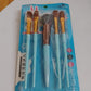 5pc Makeup Brush Tools Kit (5 Pcs Set  Mix Color)