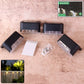  4-Piece Solar Waterproof Garden Stair Railing Lights - main product shot