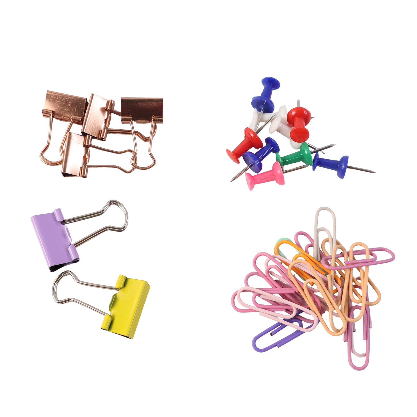Office Stationery Clips And Pins Combo 1 Set