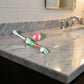 Kids Toothbrush And Ball Keychain Toy Set