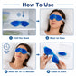 Small Blue Eye Mask Cooling Gel Mask For Relaxation Puffy Eyes Relief (1 Pc)