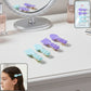 Cute Spoon  Spatula Shape Decorative Hair Clip Set (4 Pc)