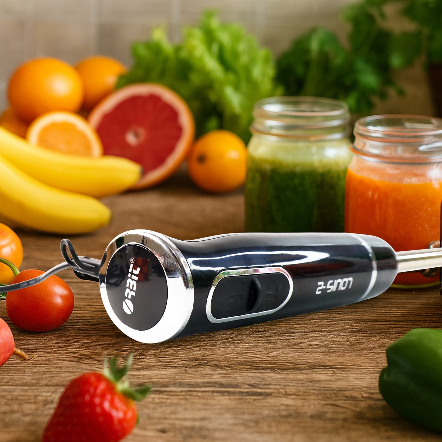 Orbit Electric Hand Blender With Stainless Steel Blade (1 Pc)